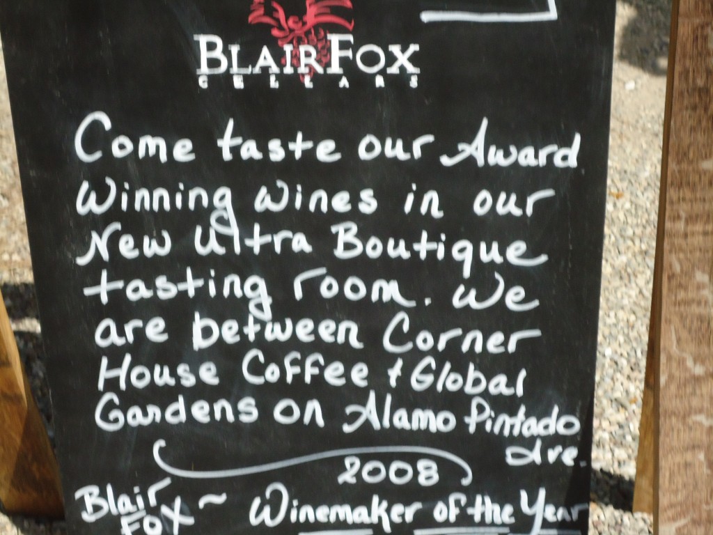 Blair Fox Winery 