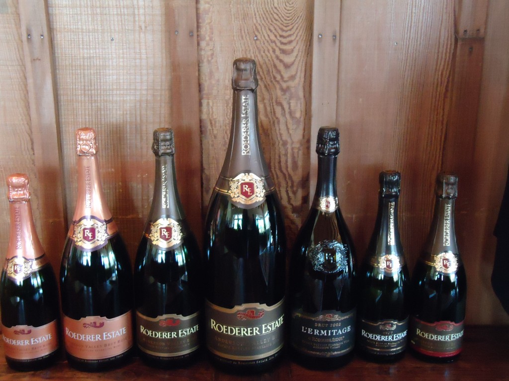 Selection of Roederer Estate Sparkling Wines