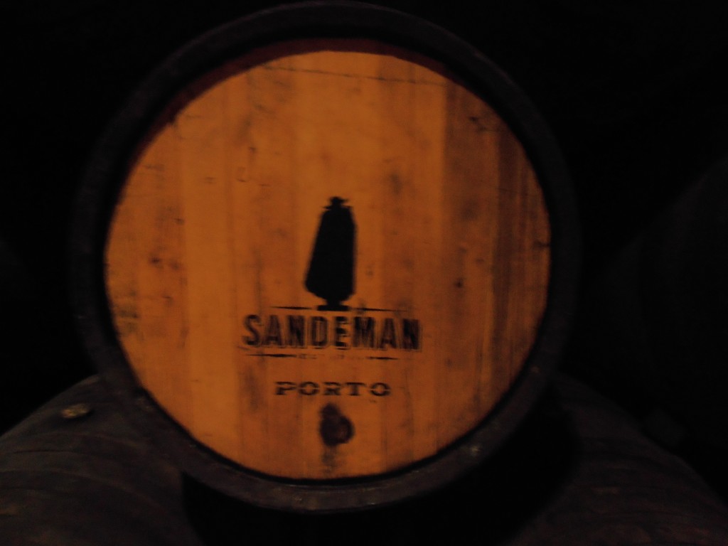 A Sandeman 640 liter pipe - fire branded with the iconic Sandeman Don