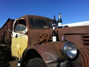 Old farm truck at Heidi Tunnel Catering