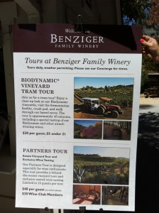 Benzinger Biodynamic Vineyard Tour