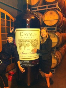 Onne  & I are all wrapped up with the Caymus Special Selection Cabernet Sauvignon :-)