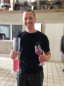 Cedric with his Rosde maceration de Meunier